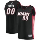 Camiseta Yante Maten 0 Miami Heat Icon Edition Negro Hombre